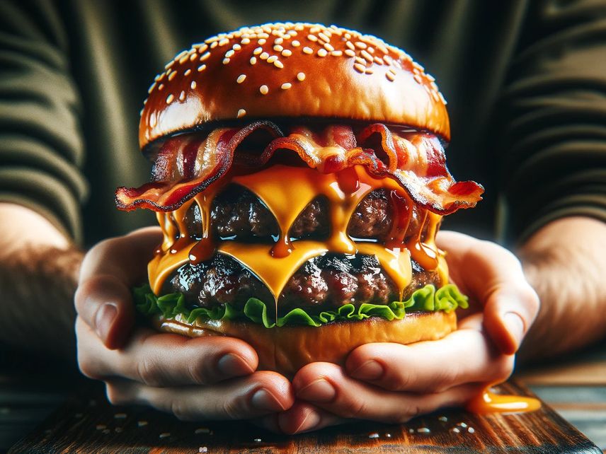 Delicious food on a fast casual restaurant online menu