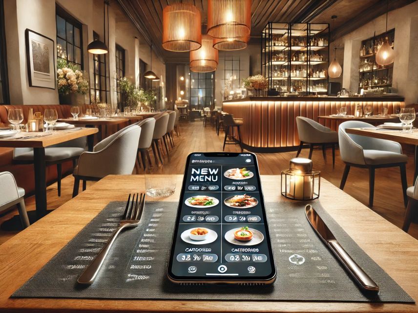 Digital menu vs. printed menu cost comparison